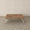 4 ADET BEYAZ SOFRA AYAK KOMPLE PLASTİK 20CM AÇ KAPA (5263)