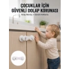 4 Adet Dolap Ve Çekmece Emniyet Kilidi Çift Taraflı Bantlı Güvenli Tasarım Yeni Nesil