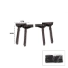 4 ADET KAHVERENGİ SOFRA AYAK KOMPLE PLASTİK 20CM AÇ KAPA (5263)