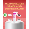 4 Başlıklı Kablosuz Şarjlı Epilasyon Cihazı