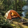4 Kişilik Yarı Otomatik Kamp Çadırı – Suya Dayanıklı, Hızlı Kurulumlu Outdoor Aile Çadırı, Doğa, Kamp ve Piknik 200x200x135 cm (5263)