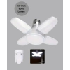 4 Kollu Katlanır Pervane Led Ampül 60 Watt Yüksek Aydınlatma Ve Enerji Tasarrufu