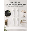 4lü Çocuk Güvenlik Dolap Ve Çekmece Kilidi