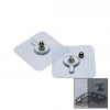 4 PARÇA 10MM VİDALI ŞEFFAF PVC YAPIŞKAN ASKI (5263)