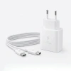 45W Süper Hızlı Şarj Adaptörü USB-C PD 3.0 PPS Fast Charger + 5A Type-C to Type-C Kablo (5263)