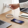 45W Süper Hızlı Şarj Adaptörü USB-C PD 3.0 PPS Fast Charger + 5A Type-C to Type-C Kablo (5263)