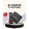 4k Android Tv Box – Akıllı Medya Oynatıcı, 2gb Ram, 16gb Hafıza, Wi-fi Destekli