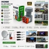 4LÜ UYDU LNB UNIVERSAL QUAD 4K ULTRA HD -  3D - 0.1DB RG-400 (5263)