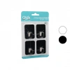 4PCS CLOUD ASKI NO-2 SİYAH - BEYAZ PLASTİK YAPIŞKANLI MONTAJ (5263)