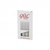 4PCS - İNCE   ÇAP=1.6CM - UZUNLUK=12CM   BEYAZ KLASİK  MARKET MUM (5263)