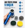 5i 1 Arada Şarjlı Temizlik Fırçası İle Güçlü Ve Pratik Temizlik