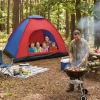 6 Kişilik Manuel Kurulum Kamp Çadırı – Aile, Doğa, Piknik ve Outdoor Kamp Çadırı 220x250x150 cm (5263)