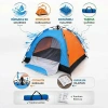 6 Kişilik Otomatik Kurulum Kamp Çadırı – Outdoor Aile, Doğa, Suya Dayanıklı Hızlı Kurulum Çadır 220x250x160 cm (5263)