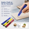 60 ADET KÜÇÜK PLASTİK FALÇATA MAKET BIÇAK (5263)