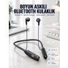 60 Saat Kablolu Boyun Askılı Dijital Göstergeli Bluetooth Kulaklığı Yeni Nesil