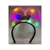 LED Işıklı Love Yazılı Pembe Fiyonk Taç – Kız Çocuk Parti Tacı (5263)