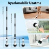 9'u 1 Arada Çok Amaçlı Kablosuz Şarjlı Temizlik Fırçası IP67 Yıkanabilir Başlık (5263)