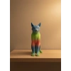 Açık Rainbow Kedi Biblo Modern Salon Ve Raf Dekoru