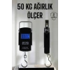 Ağırlık Ölçer 50 Kg El Terazisi El Kantarı Pilli Led Ekran