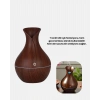 Ahşap Desenli Aromaterapi Difüzör 130 Ml Ultrasonik Ve 7 Renk Led Işıklı