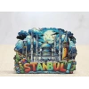 Ahşap İstanbul Temalı Magnet Alk4597