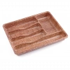 AHŞAP RENK - 5 BÖLMELİ ÇEKMECE İÇİ KAŞIKLIK 36X29CM (5263)