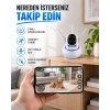 Akıllı Ip Güvenlik Kamerası – 1080p Hd, Gece Görüşlü, Hareket Algılamalı Yeni Nesil