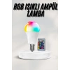 Akıllı Rgb Led Ampul Led Uzaktan Kumandalı Renk Değiştiren Ampul