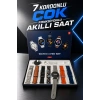 Akıllı Saat 7 Kordonlu Yeni Nesil Arama Cevaplayan Çok Fonksiyonlu