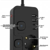 Akım Korumalı 4’lü Priz 2xusb 2xtype-c Çıkış Yüksek Gerilim Koruma Priz Çoğaltıcı