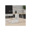  akım Korumalı Priz Ve Masaüstü Şarj İstasyonu Kablosuz 3 Priz ,4 Usb, 2 Type-c Girişli 2 Metre