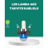 Aküden Çalışan 12v Led Ampul Taşınabilir Kullanım