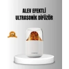 Alev Efektli Ultrasonik Uçucu Yağ Difüzörü 280ml Su Tanklı Ve Sessiz Çalışma Özellikli