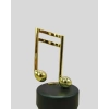 Altın Nota Figürlü Müzik Kutusu