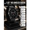 Amoled Ekran 3 Kordonlu Akıllı Saat 5.0 Bluetooth Bağlantılı Android Ve İos Uyumlu