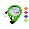 ANAHTARLI KALIN MOTOR - BİSİKLET KİLİT ÇELİK TEL RENKLİ KILIF 18MMX100CM (5263)