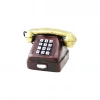 ANKESÖRLÜ TELEFON VİNTAGE DEKORATİF BİBLO 9.5X9.5CM REÇİNE (5263)