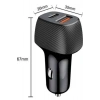 Araç İçi Hızlı Şarj Soketi 38w Oto Çakmaklık Type-c Araba Çakmaklık