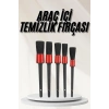 Araç İçi Led Aksesuar 5 Farklı Detaylı Araba Temizlik Fırçası Oto Temizleme Fırçası