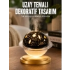 Aromaterapi Hava Nemlendirici Gece Lambası Uzay Model Satürn Oda Kokusu