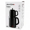 AWOX FRESCO KIRMIZI ELEKTRİKLİ ÇAY MAKİNESİ ÇAYCI SET 1.7LT SU ISITICI + 1.2LT DEMLİK PASLANMAZ ÇELİK GÖVDE 2200W (5263)
