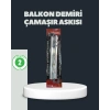 Balkon Demiri Çamaşır Askısı Kare Demirlere Uygun Dayanıklı Tasarım