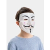 Beyaz Renk Pembe Yanaklı İthal V For Vendetta Maskesi (5263)