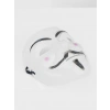 Beyaz Renk Pembe Yanaklı İthal V For Vendetta Maskesi (5263)
