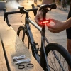 Bisiklet Işık Seti – USB Şarjlı LED Ön Far + Arka Stop Lambası, Su Geçirmez Bisiklet Aydınlatma Seti (5263)