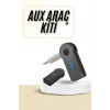 Bluetooth Araç Kiti Aux Çıkışlı  Telefon Müzik Alıcı Tüm Cihazlara Uyumlu