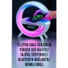 Bluetooth Hoparlör Dijital Göstergeli Wireless Şarj Rgb Işıklı