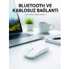 Bluetooth Kablosuz Wireless Mouse Şarjlı Sessiz Ergonomik 5000 Dpı Fare