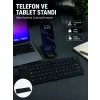Bluetooth Katlanabilir Klavye Usb-c Şarjlı 3 Cihaz Bağlantılı Taşınabilir Klavye