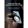 Bluetooth Manyetik Telefon Yapıştırma Kavrama Halka Dolgu Işığı İle Magsafe Selfie Klips